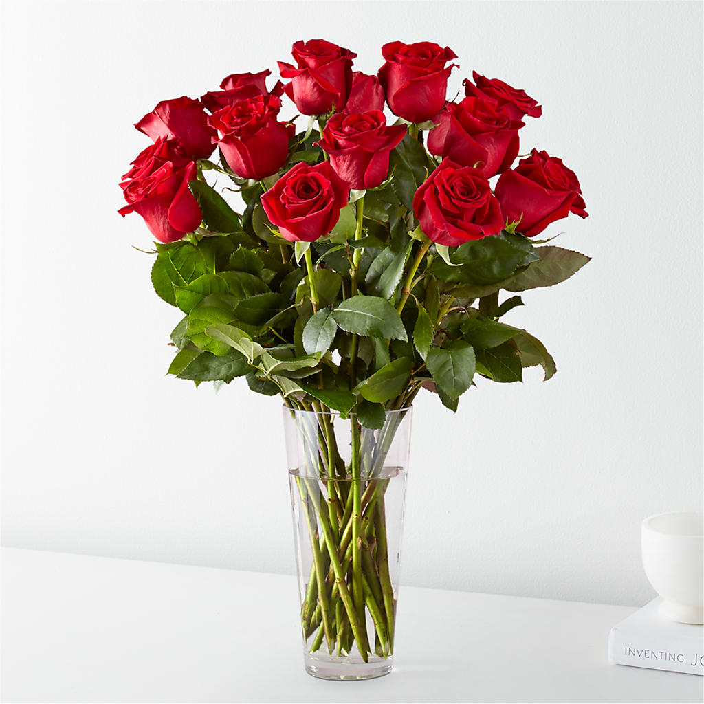 Long Stem Red Rose Bouquet – Flair Floral Designs, Lake Dallas TX