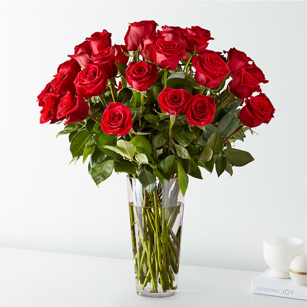 Long Stem Red Rose Bouquet – Flair Floral Designs, Lake Dallas TX