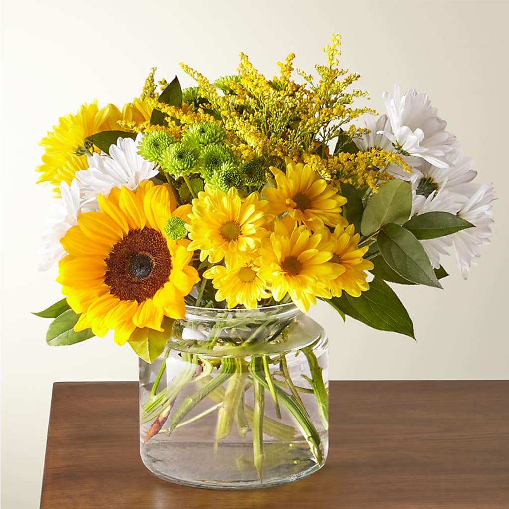 Hello Sunshine Bouquet – Flair Floral Designs, Lake Dallas TX
