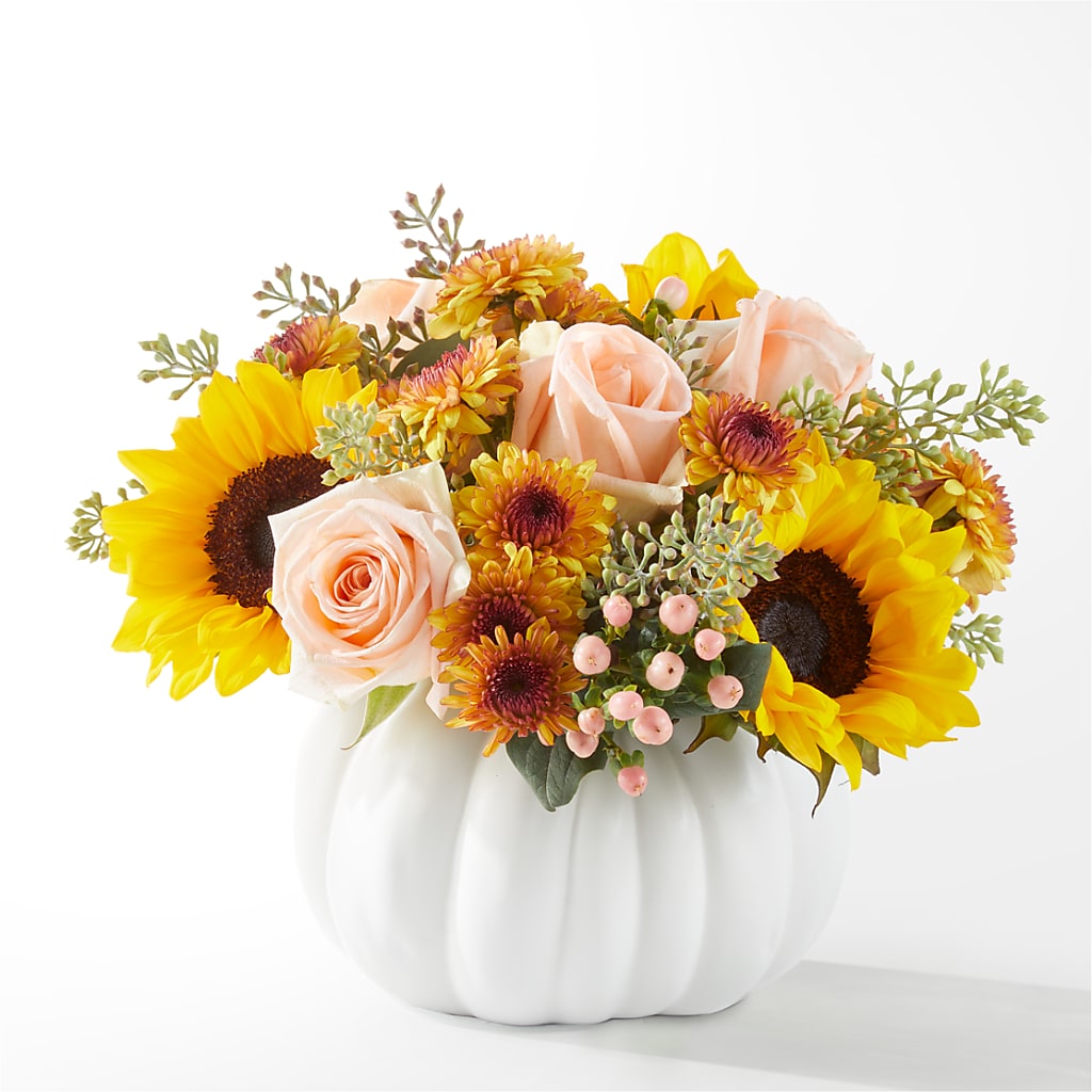 Pumpkin to Talk About Bouquet – Flair Floral Designs, Lake Dallas TX