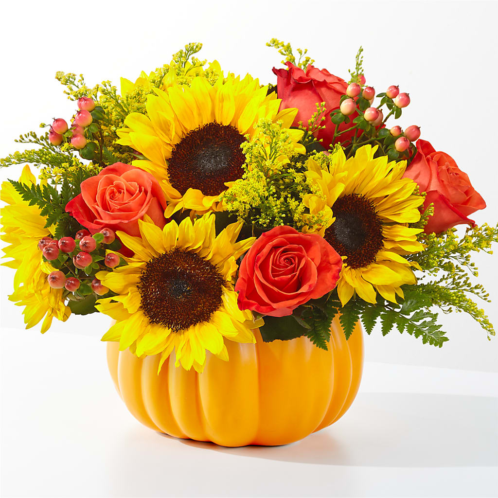 Pick of the Patch Pumpkin Bouquet – Flair Floral Designs, Lake Dallas TX
