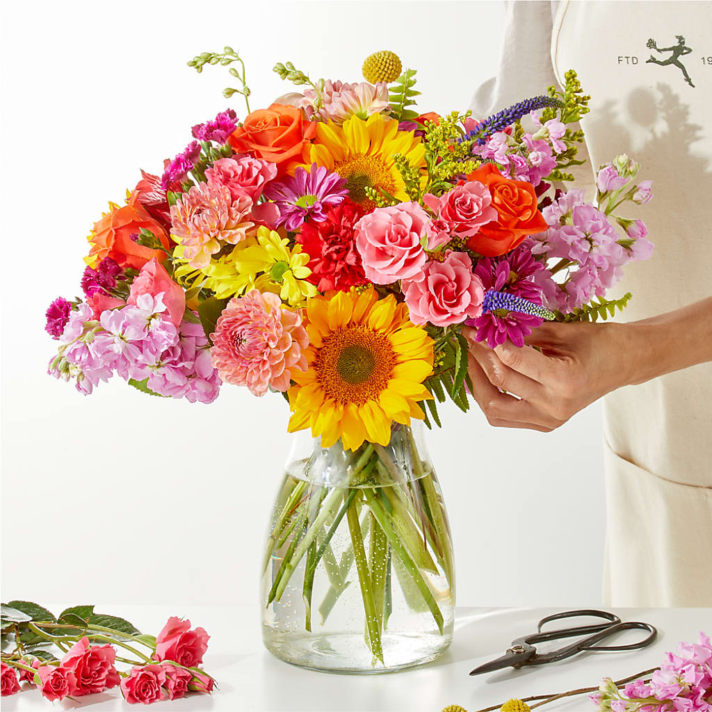 Cue the Confetti - A Florist Original – Flair Floral Designs, Lake Dallas TX