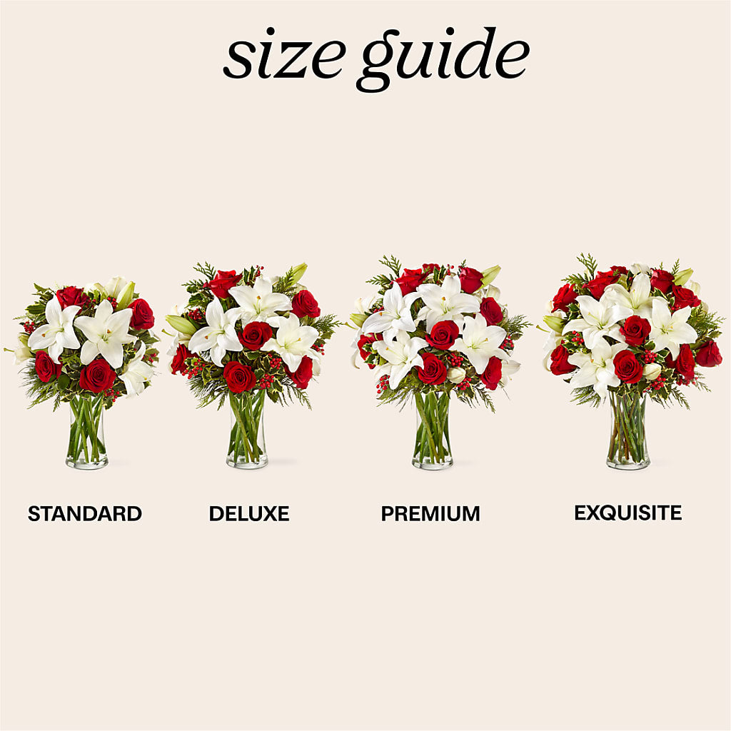 Sparkling Snowflakes Bouquet – Flair Floral Designs, Lake Dallas TX