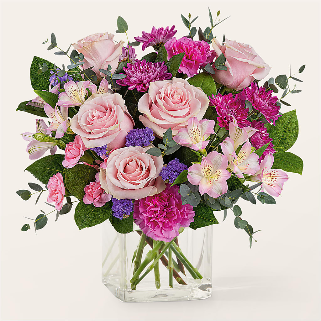Rosy Radiance Bouquet – Flair Floral Designs, Lake Dallas TX
