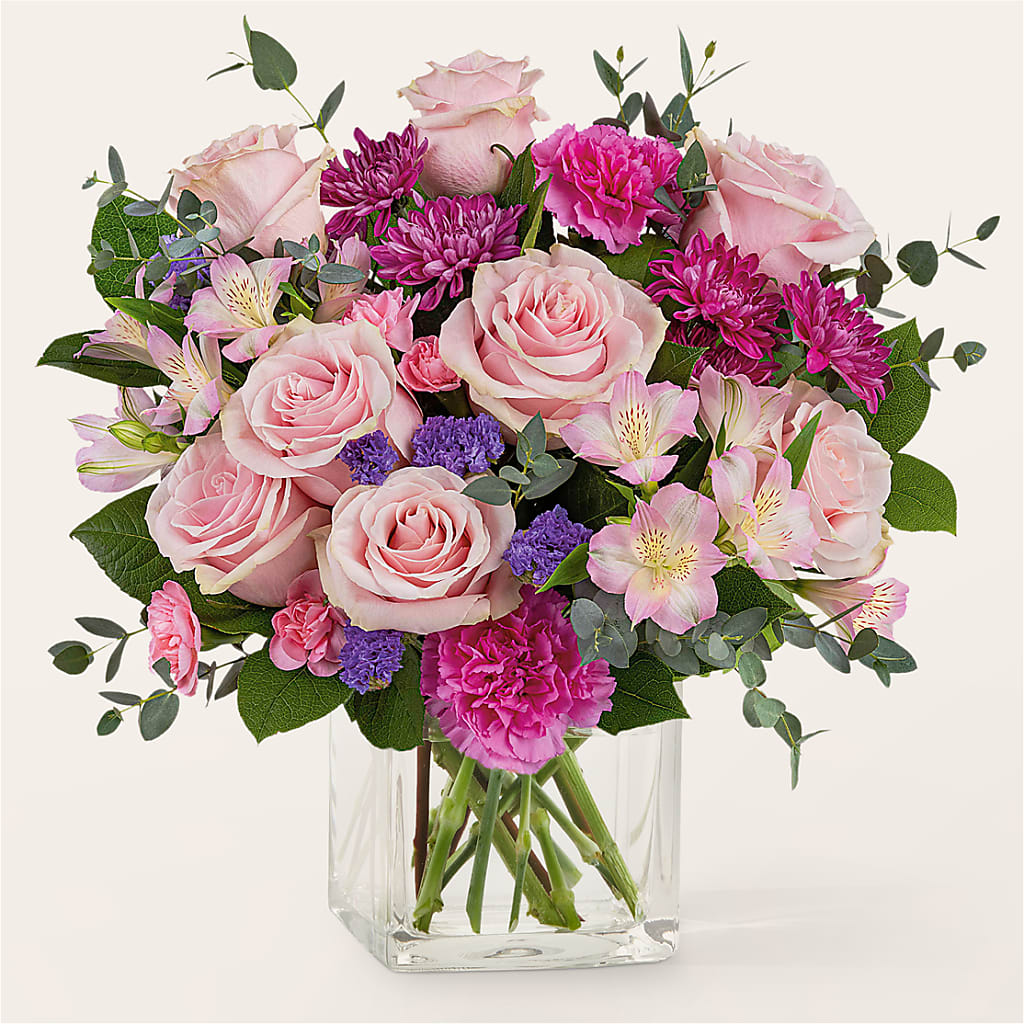 Rosy Radiance Bouquet – Flair Floral Designs, Lake Dallas TX