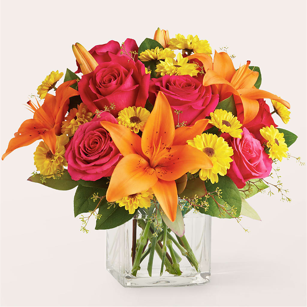 Neon Lights Bouquet – Flair Floral Designs, Lake Dallas TX