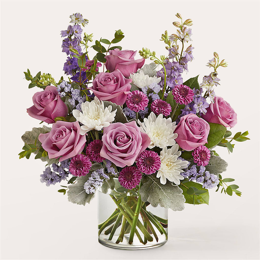 Violet Frost Bouquet – Flair Floral Designs, Lake Dallas TX