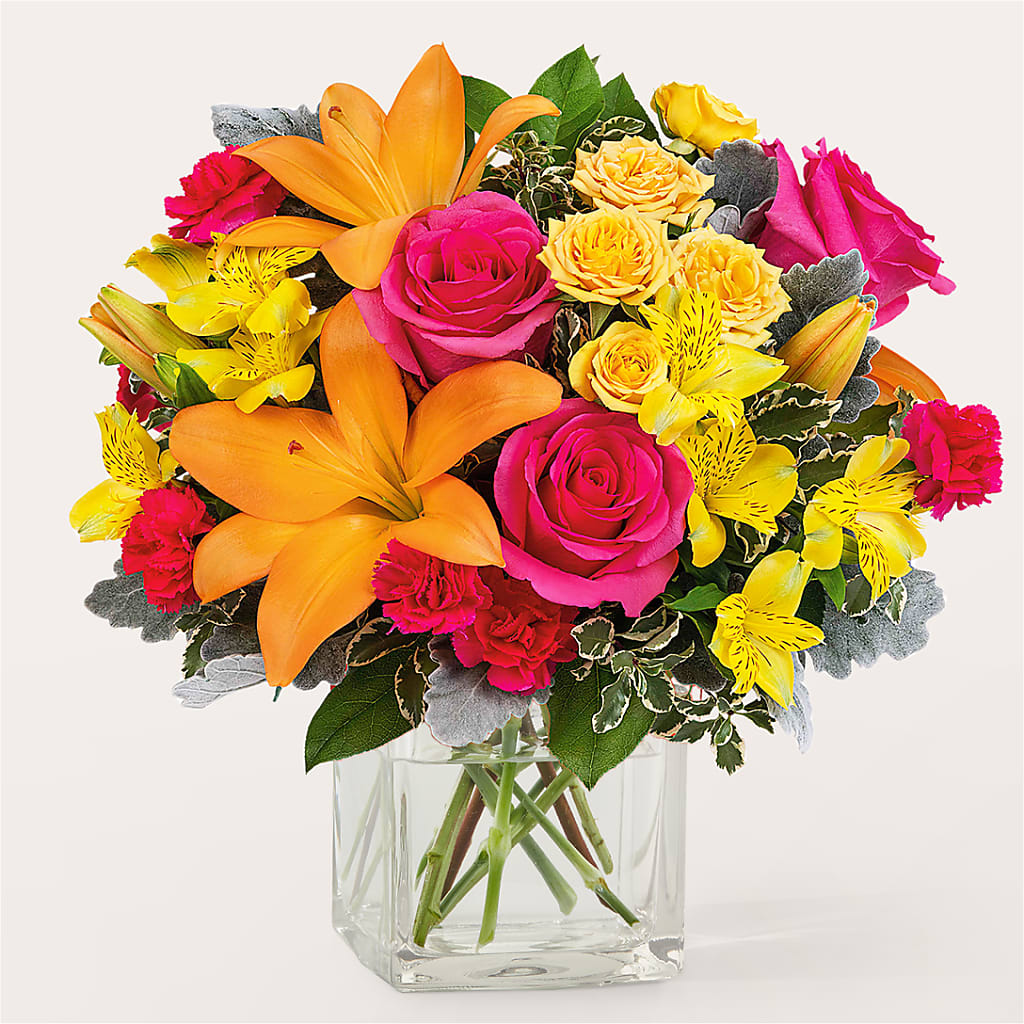 To the Tropics Bouquet – Flair Floral Designs, Lake Dallas TX