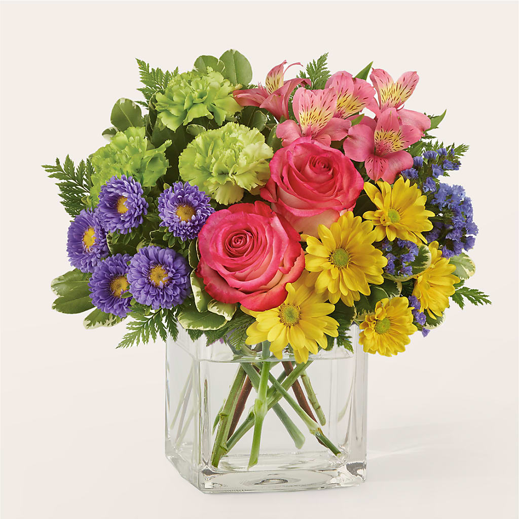 Candy Jar Bouquet – Flair Floral Designs, Lake Dallas TX