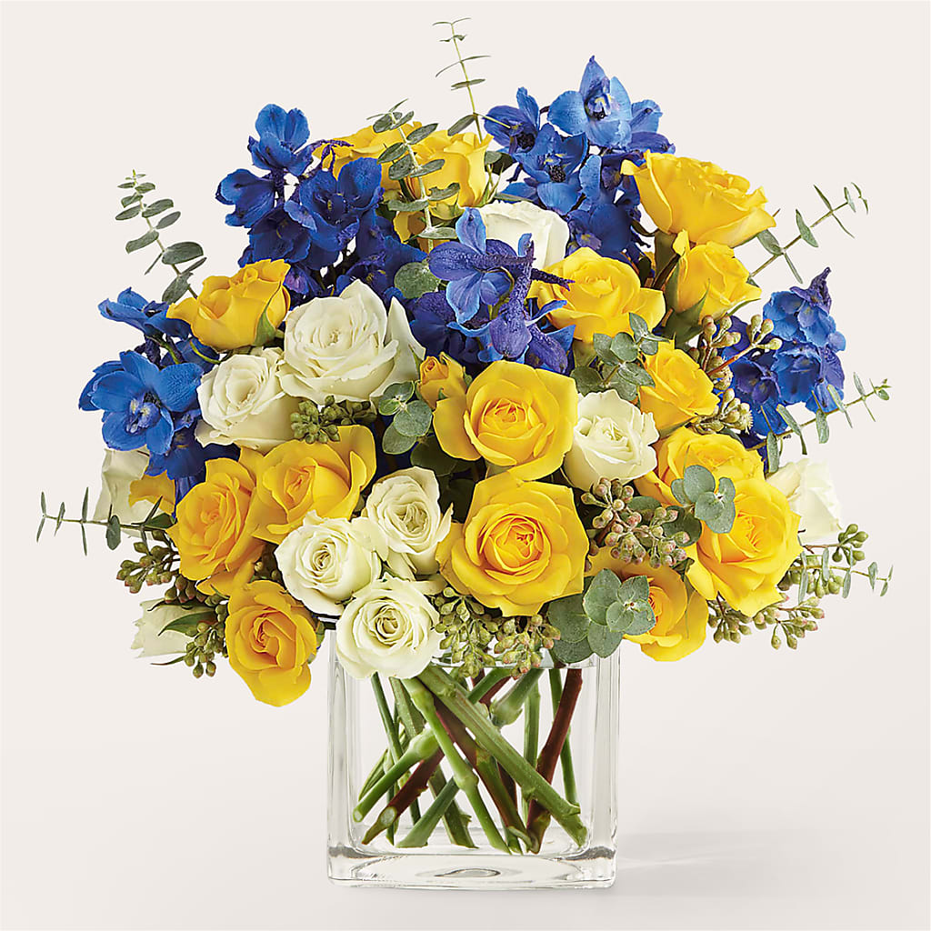 Sparkling Citrine Bouquet – Flair Floral Designs, Lake Dallas TX