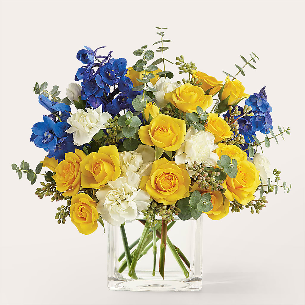 Sparkling Citrine Bouquet – Flair Floral Designs, Lake Dallas TX