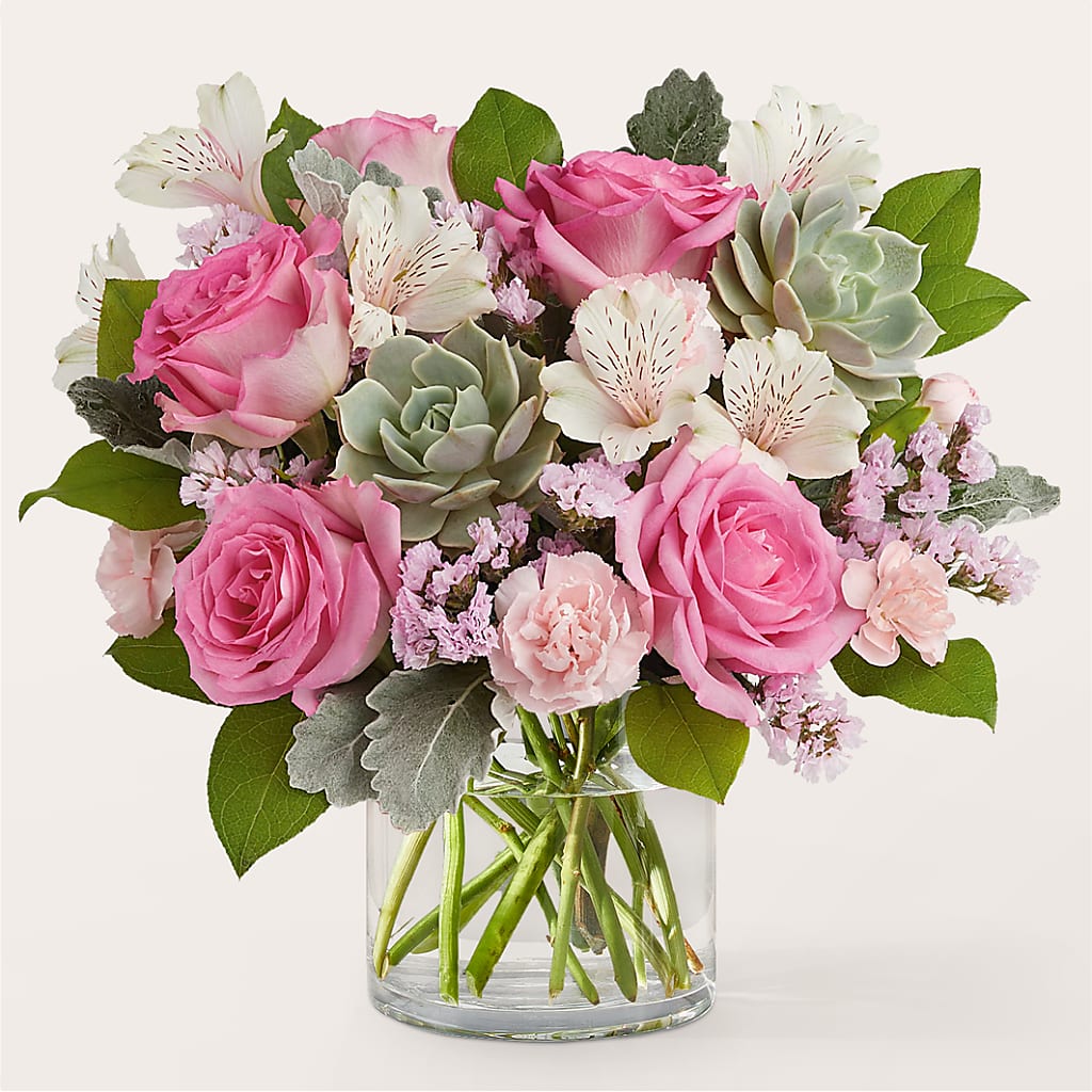 Dusty Rose Bouquet – Flair Floral Designs, Lake Dallas TX