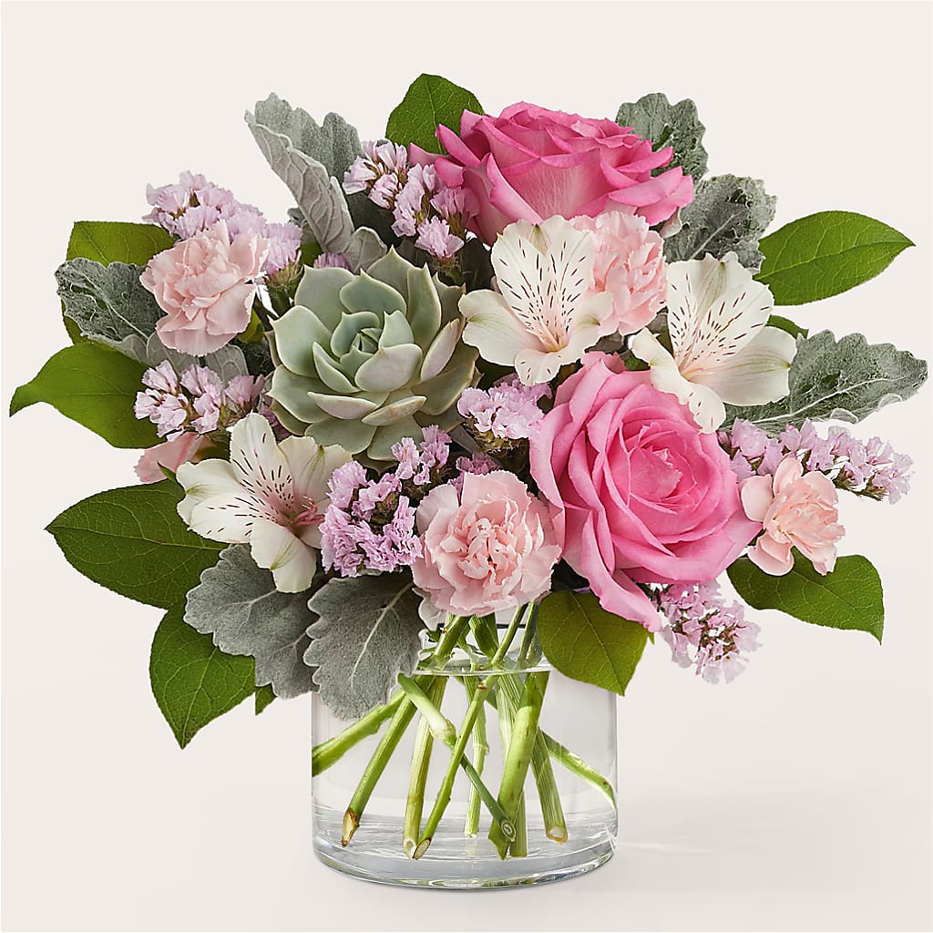Dusty Rose Bouquet – Flair Floral Designs, Lake Dallas TX
