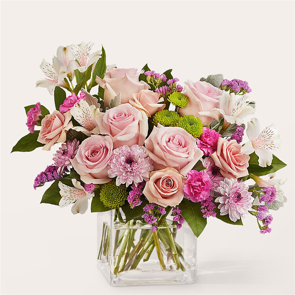 Pink Suede Bouquet – Flair Floral Designs, Lake Dallas TX