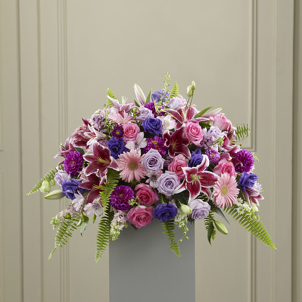 Fare Thee Well Pedestal – Flair Floral Designs, Lake Dallas TX