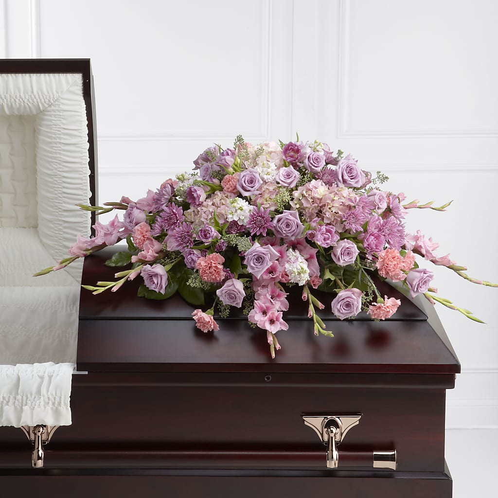 Immorata Casket Spray – Flair Floral Designs, Lake Dallas TX