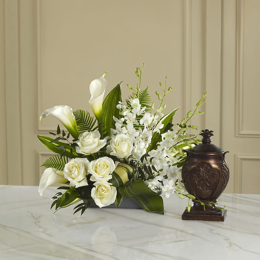 At Peace Arrangement – Flair Floral Designs, Lake Dallas TX