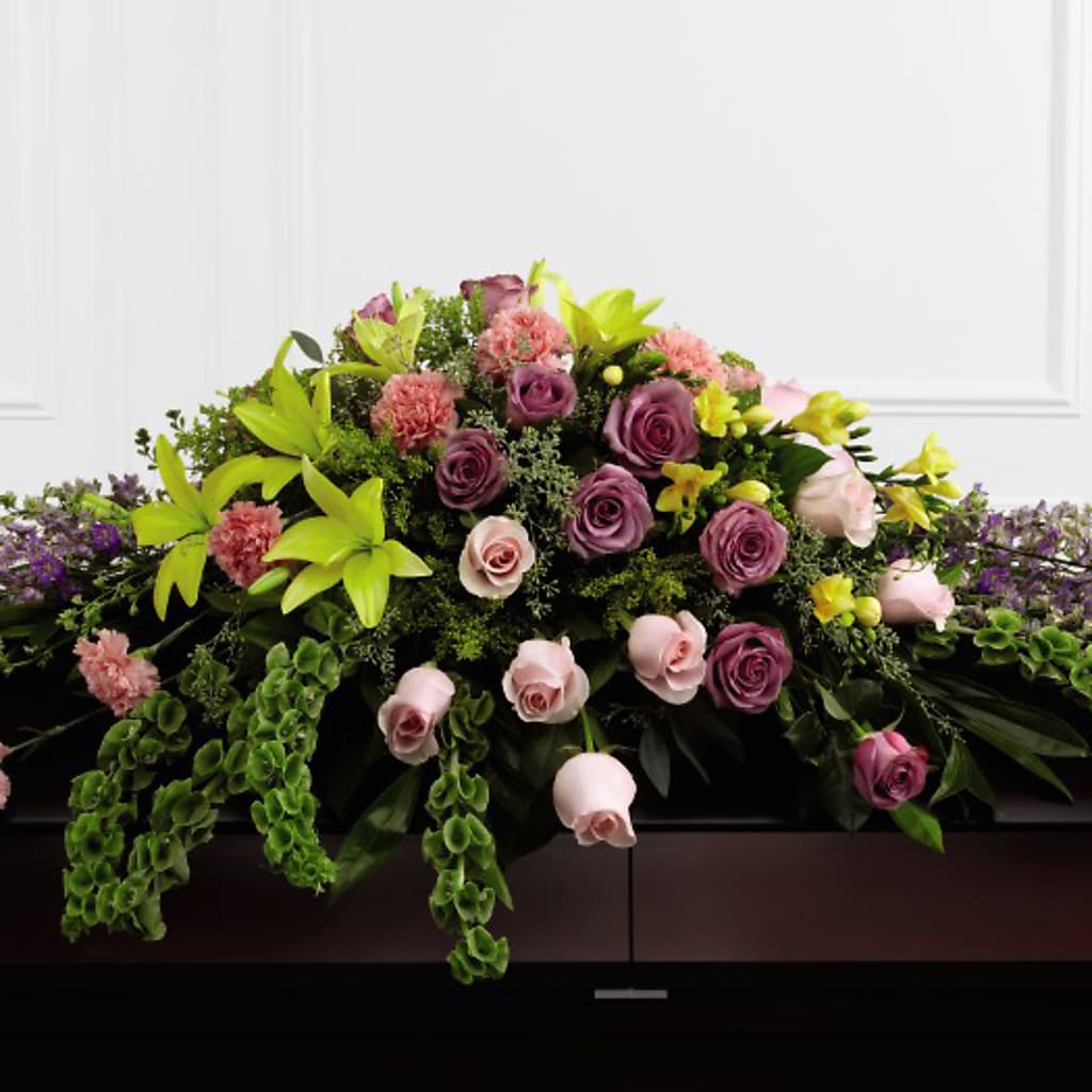 Forever Beloved Casket Spray – Flair Floral Designs, Lake Dallas TX