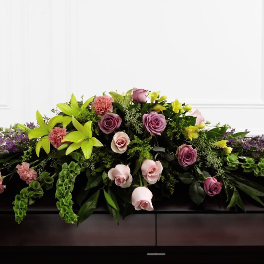 Forever Beloved Casket Spray – Flair Floral Designs, Lake Dallas TX