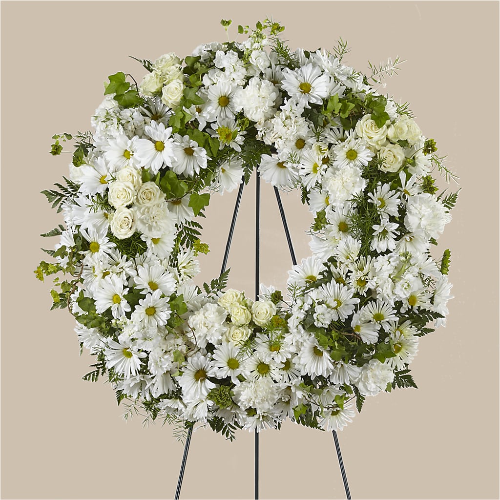 Faithful Wishes Wreath – Flair Floral Designs, Lake Dallas TX
