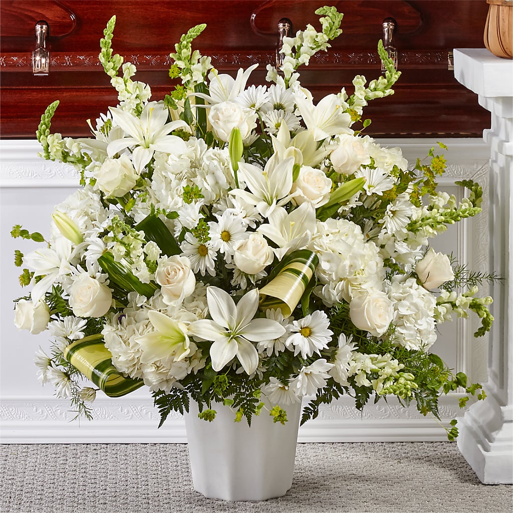Thoughts of Tranquility Floor Basket – Flair Floral Designs, Lake Dallas TX