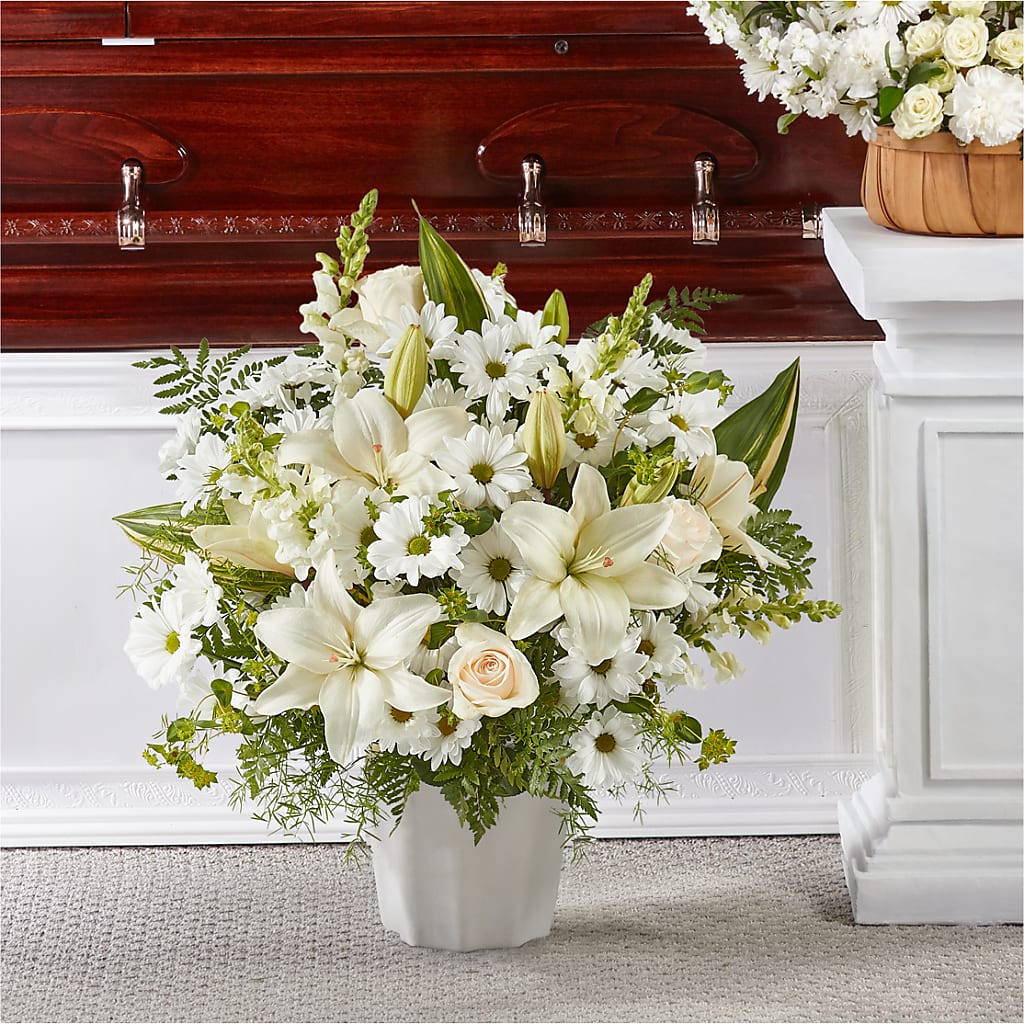 Thoughts of Tranquility Floor Basket – Flair Floral Designs, Lake Dallas TX