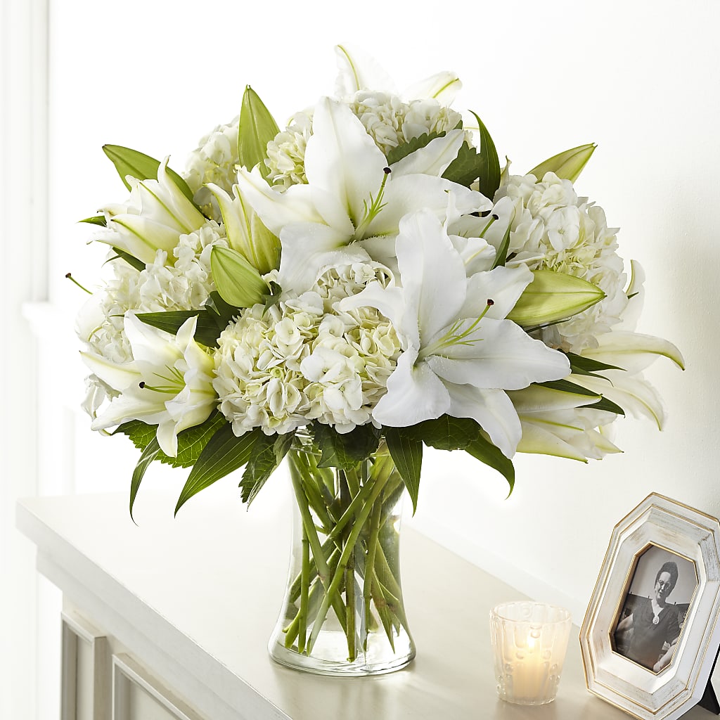 Compassionate Lily Bouquet – Flair Floral Designs, Lake Dallas TX