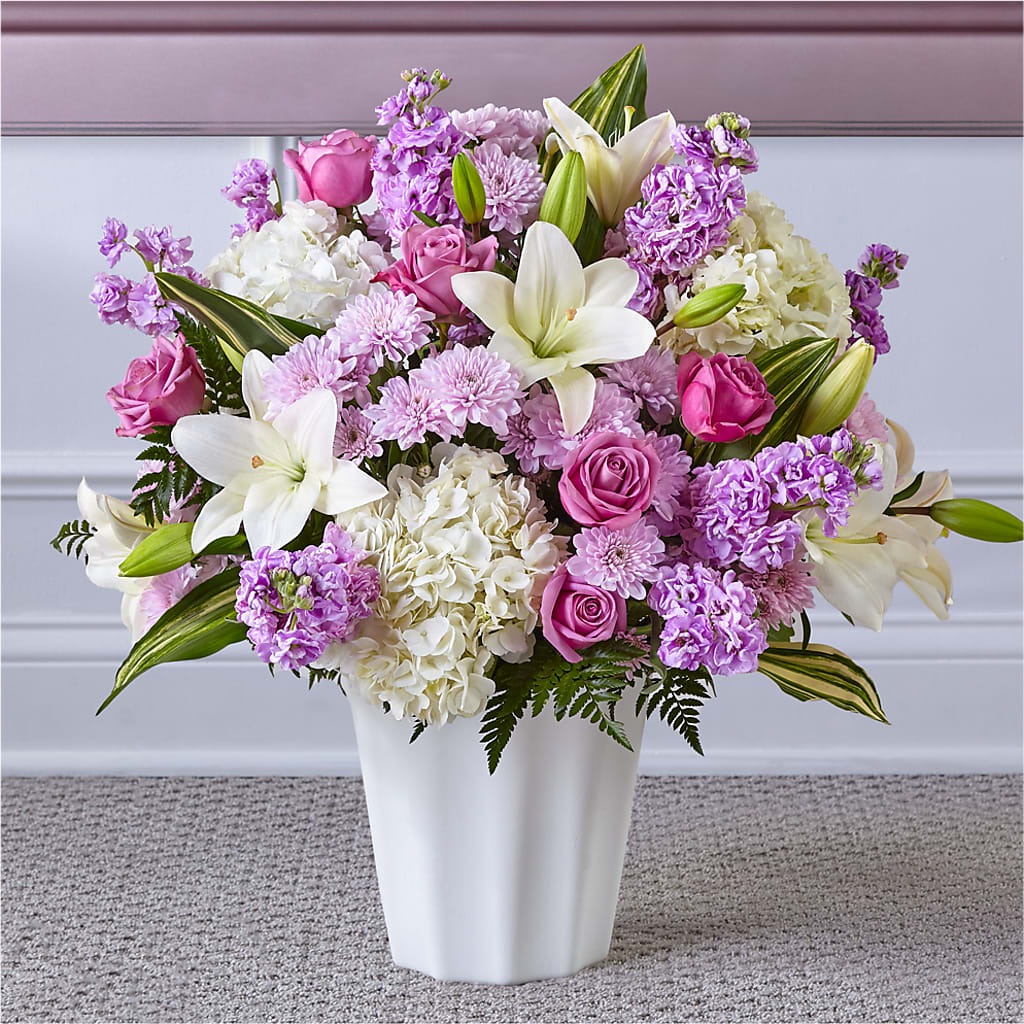 Heaven Sent Floor Basket – Flair Floral Designs, Lake Dallas TX