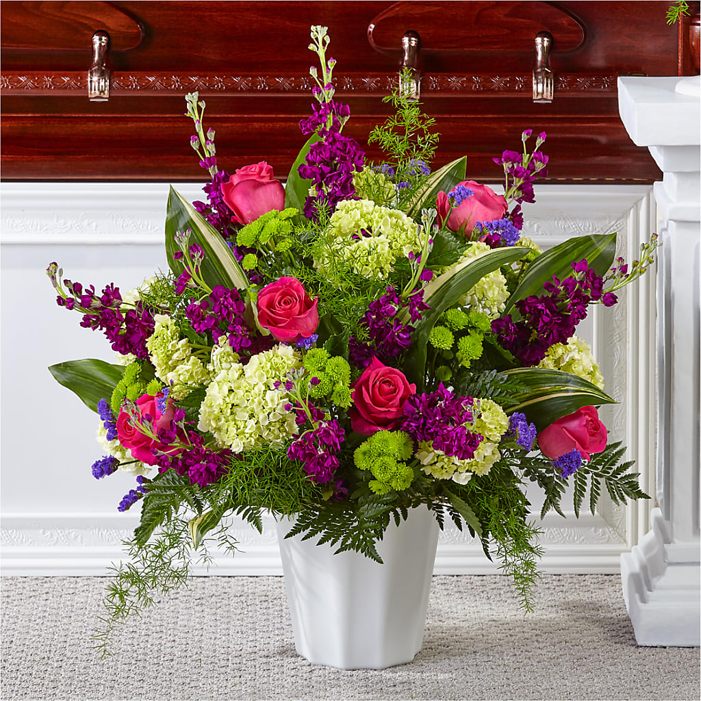Beautiful Horizons Floor Basket – Flair Floral Designs, Lake Dallas TX