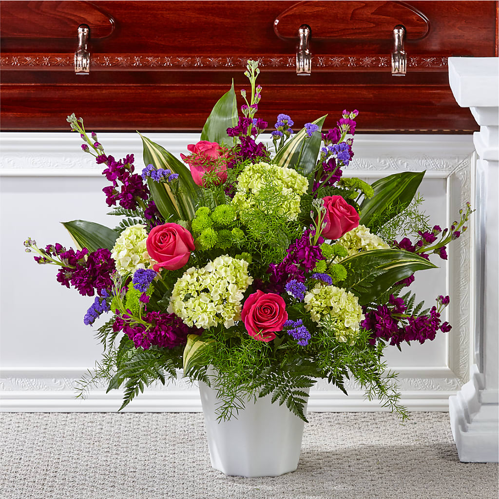 Beautiful Horizons Floor Basket – Flair Floral Designs, Lake Dallas TX