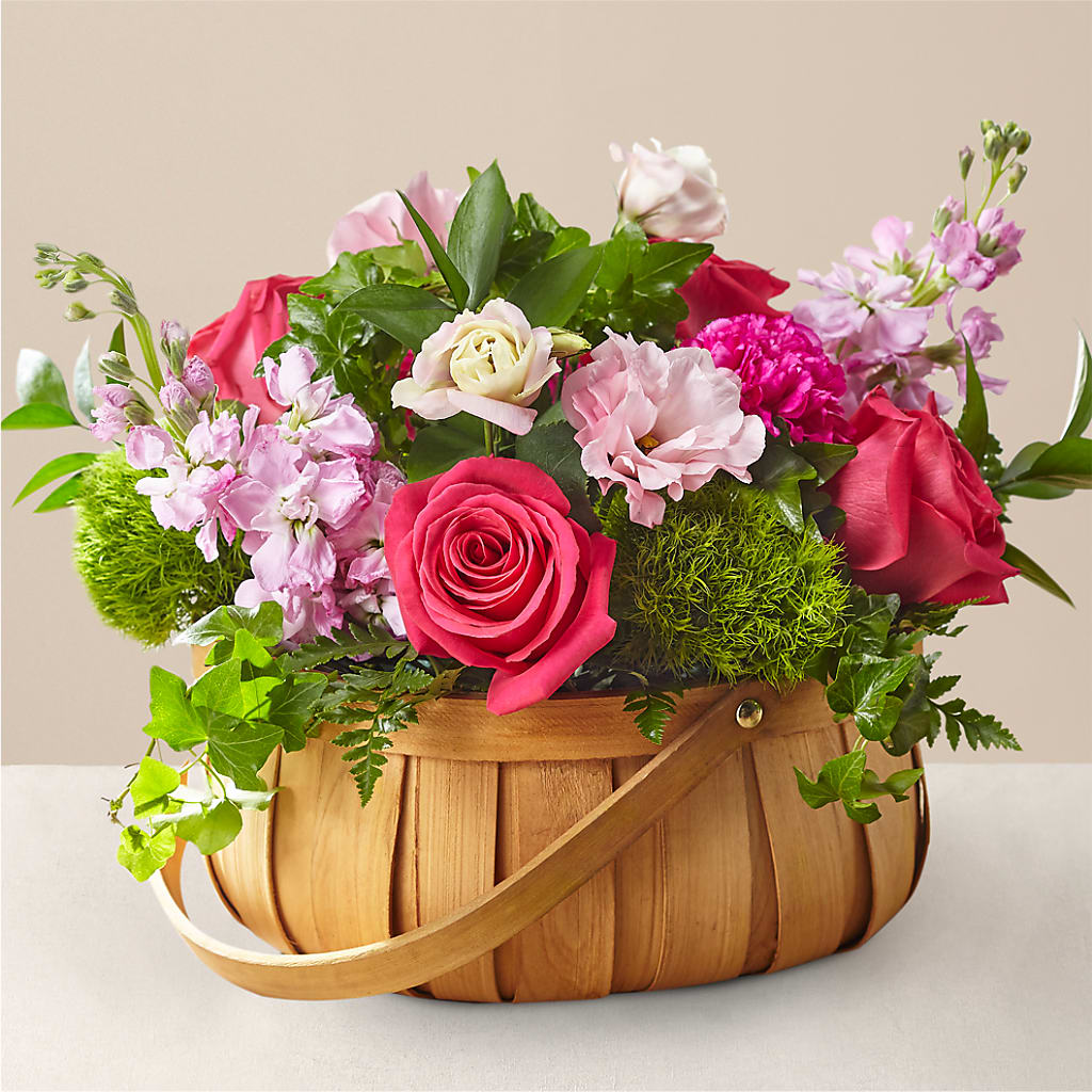 Radiance in Bloom Basket – Flair Floral Designs, Lake Dallas TX