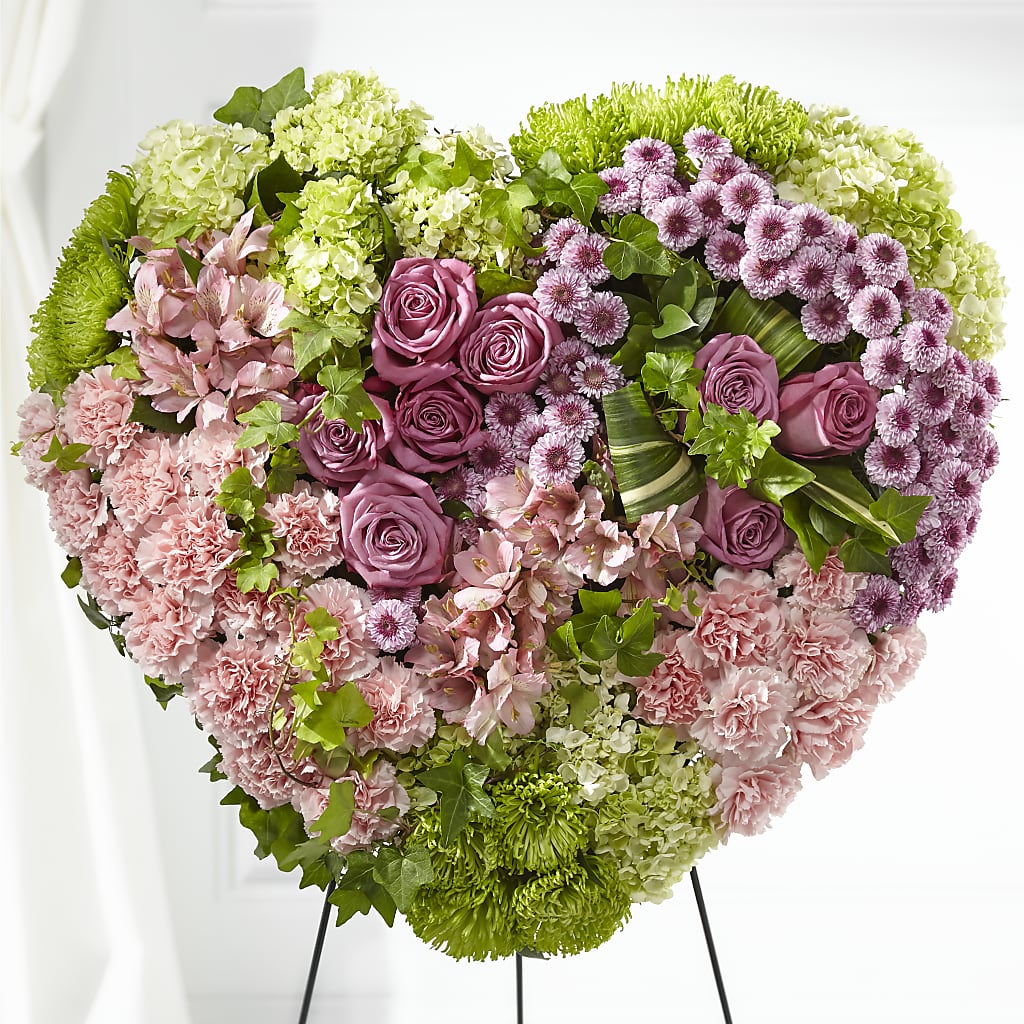 Heartwarming Standing Heart – Flair Floral Designs, Lake Dallas TX
