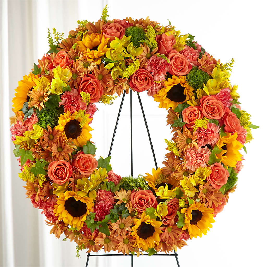 Autumnal Memories Wreath (Standard) – Flair Floral Designs, Lake Dallas TX
