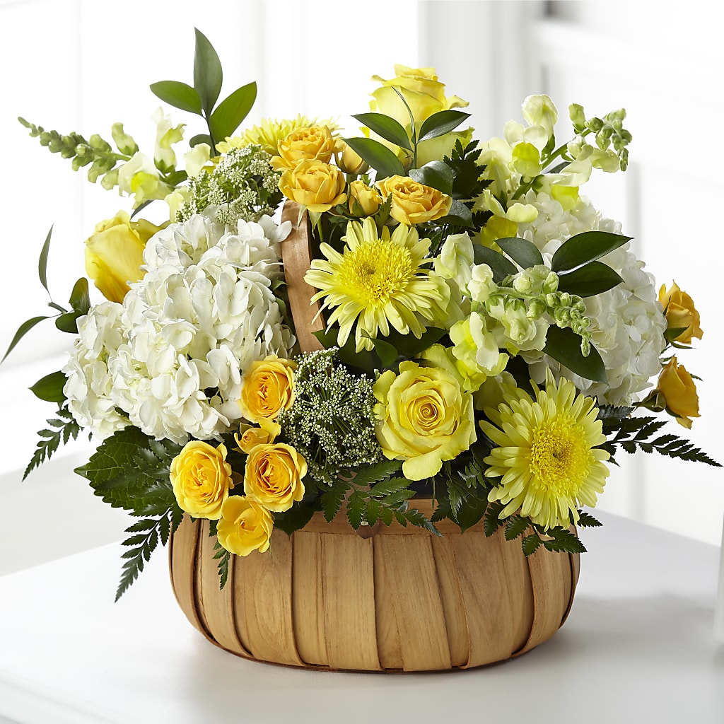 Rustic Remembrance Basket – Flair Floral Designs, Lake Dallas TX