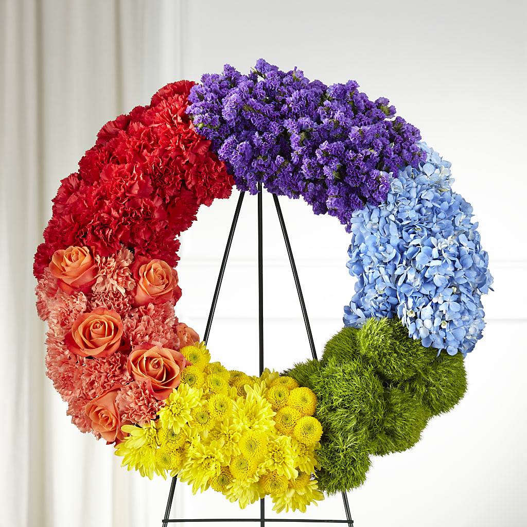 Circle of Love Wreath – Flair Floral Designs, Lake Dallas TX