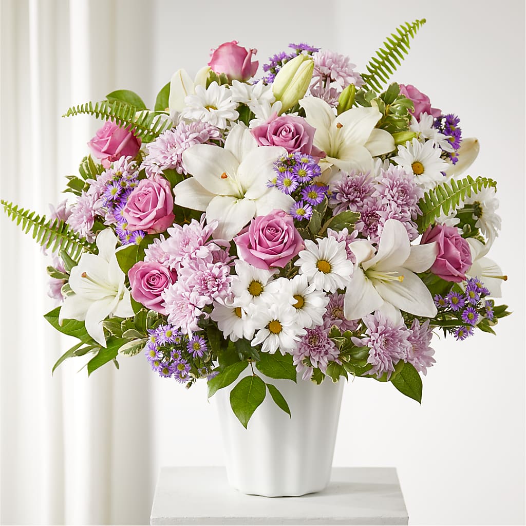 Warmest Thoughts Tabletop Basket – Flair Floral Designs, Lake Dallas TX