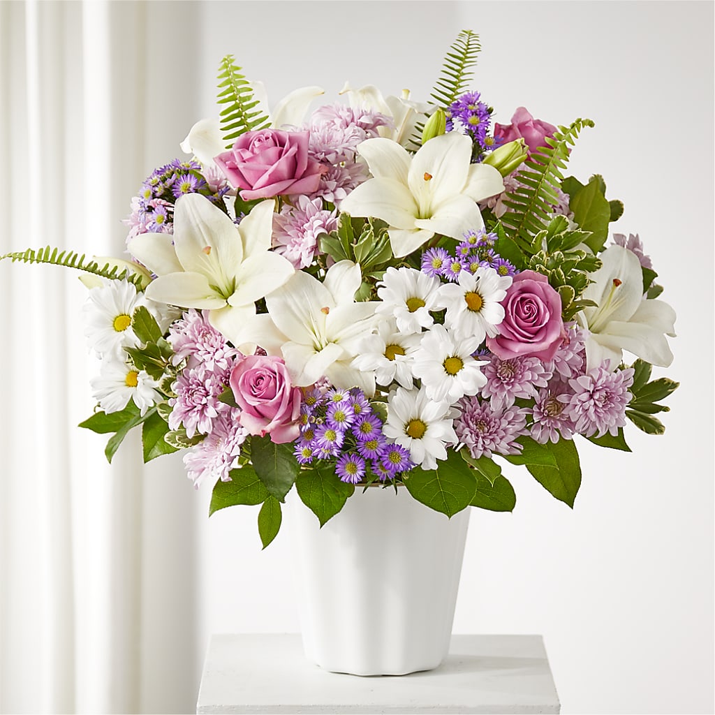 Warmest Thoughts Tabletop Basket – Flair Floral Designs, Lake Dallas TX