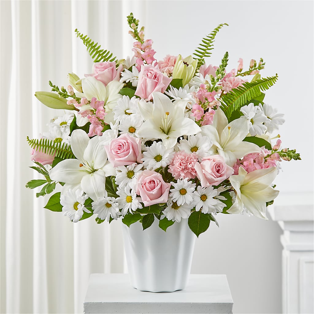 Soft Touch Tabletop Basket – Flair Floral Designs, Lake Dallas TX