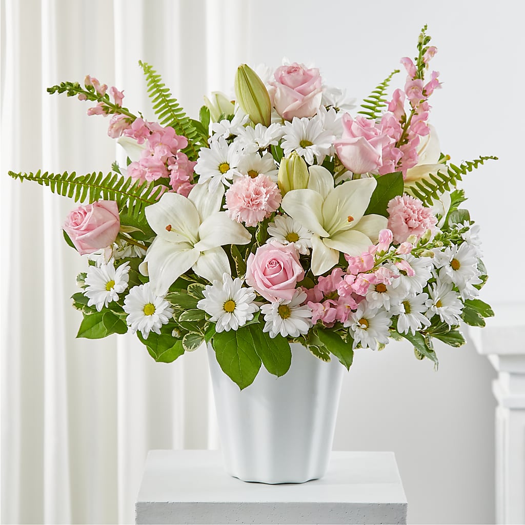 Soft Touch Tabletop Basket – Flair Floral Designs, Lake Dallas TX