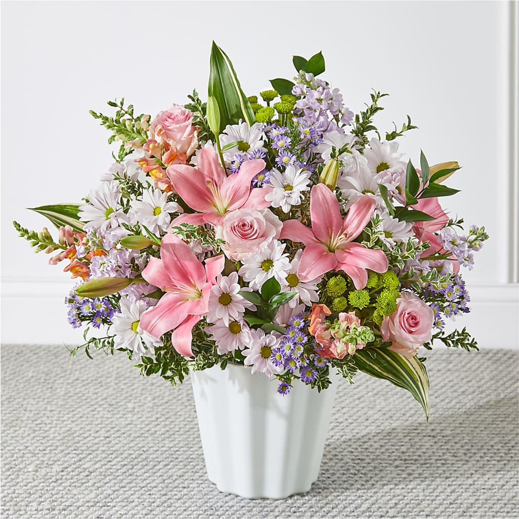 Abundant Compassion Floor Basket – Flair Floral Designs, Lake Dallas TX