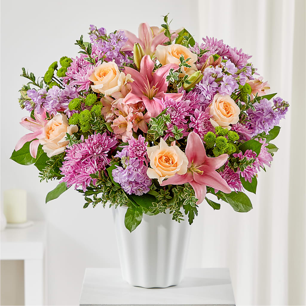 Supportive Embrace Tabletop Basket – Flair Floral Designs, Lake Dallas TX