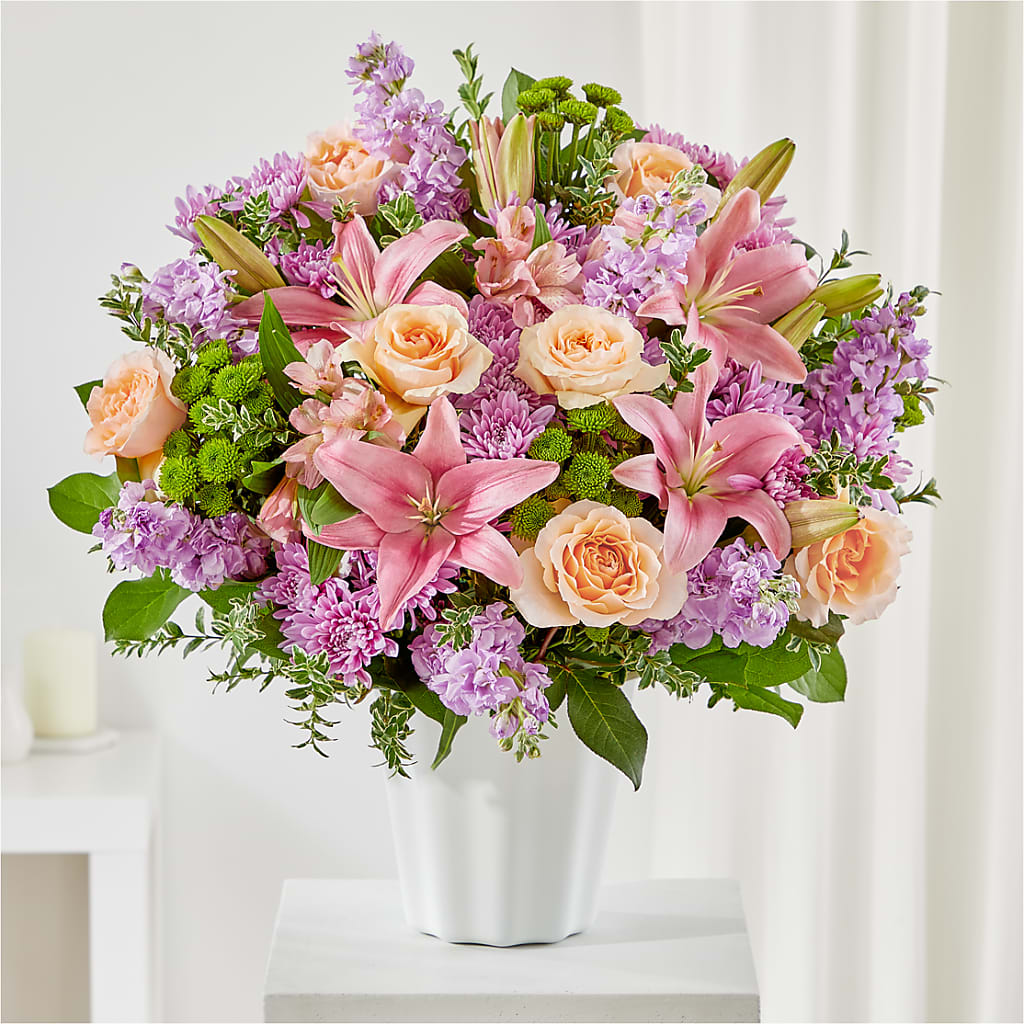 Supportive Embrace Tabletop Basket – Flair Floral Designs, Lake Dallas TX