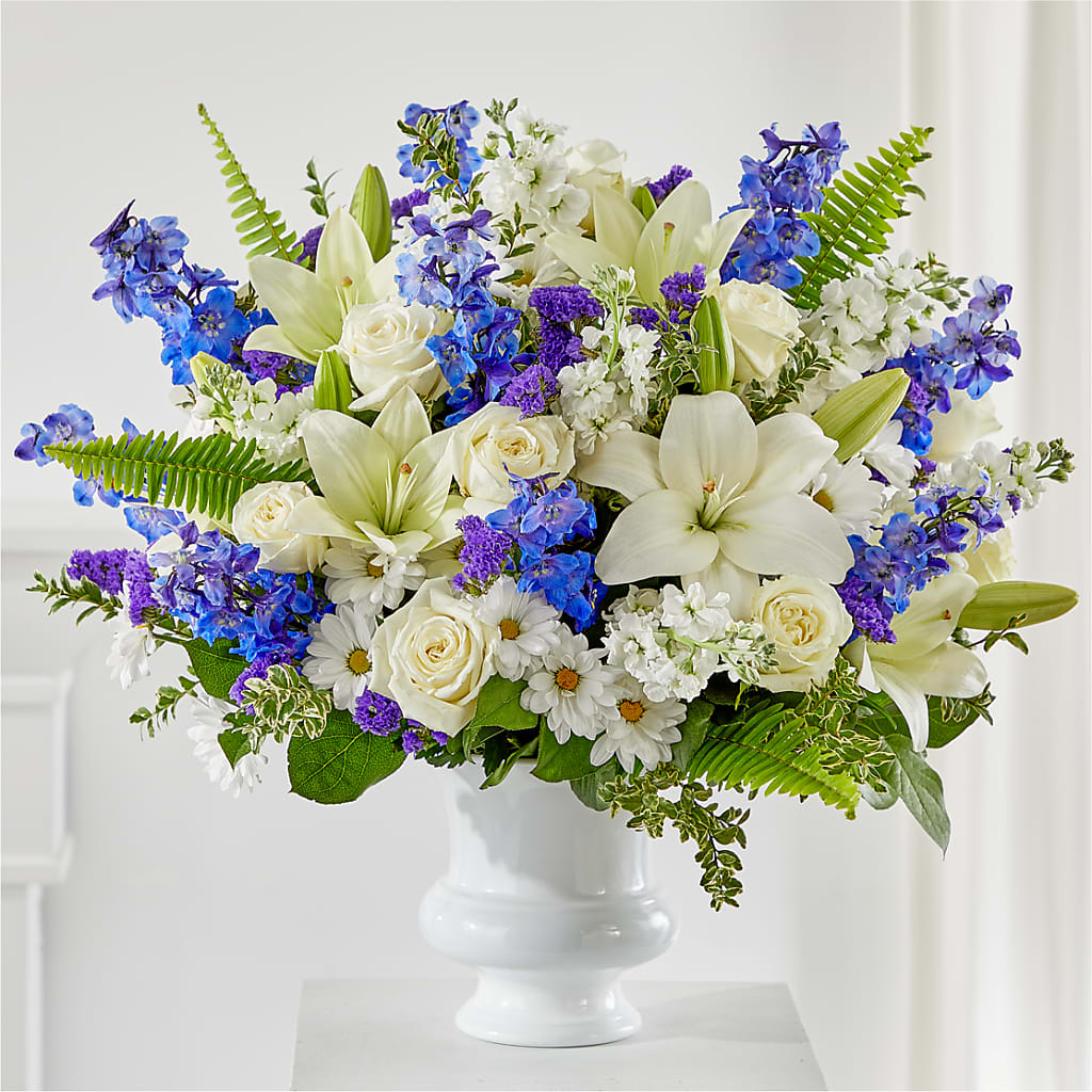 Expressions of Hope Urn Arrangement – Flair Floral Designs, Lake Dallas TX