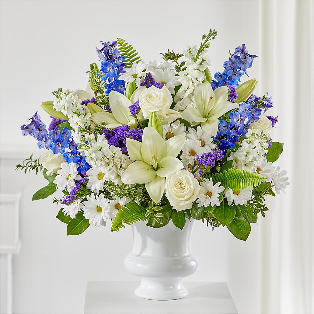 Expressions of Hope Urn Arrangement – Flair Floral Designs, Lake Dallas TX