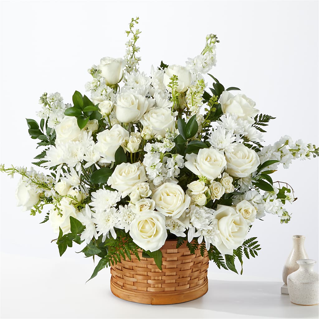 Heartfelt Condolences Arrangement – Flair Floral Designs, Lake Dallas TX