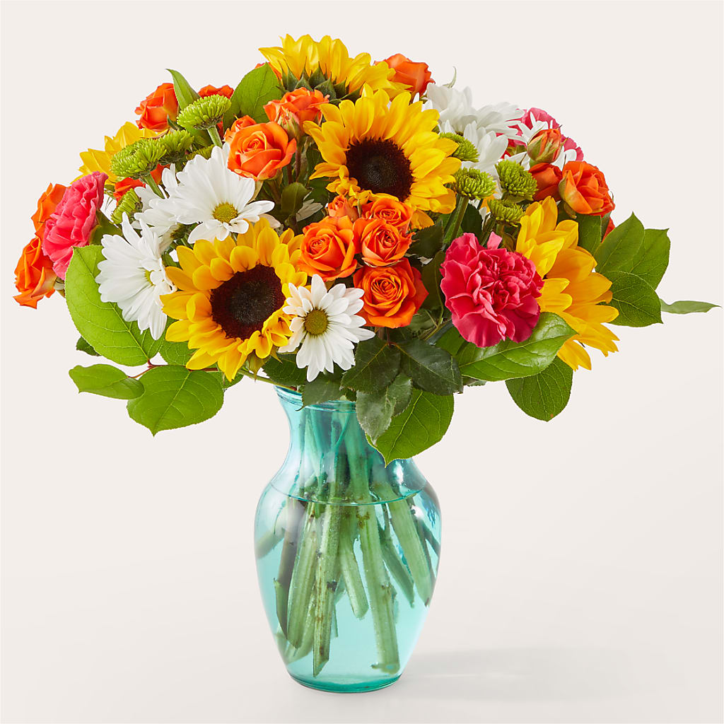 Sun-drenched Blooms Bouquet – Flair Floral Designs, Lake Dallas TX