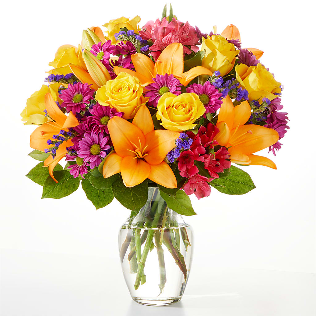 Colorful Visions Bouquet – Flair Floral Designs, Lake Dallas TX