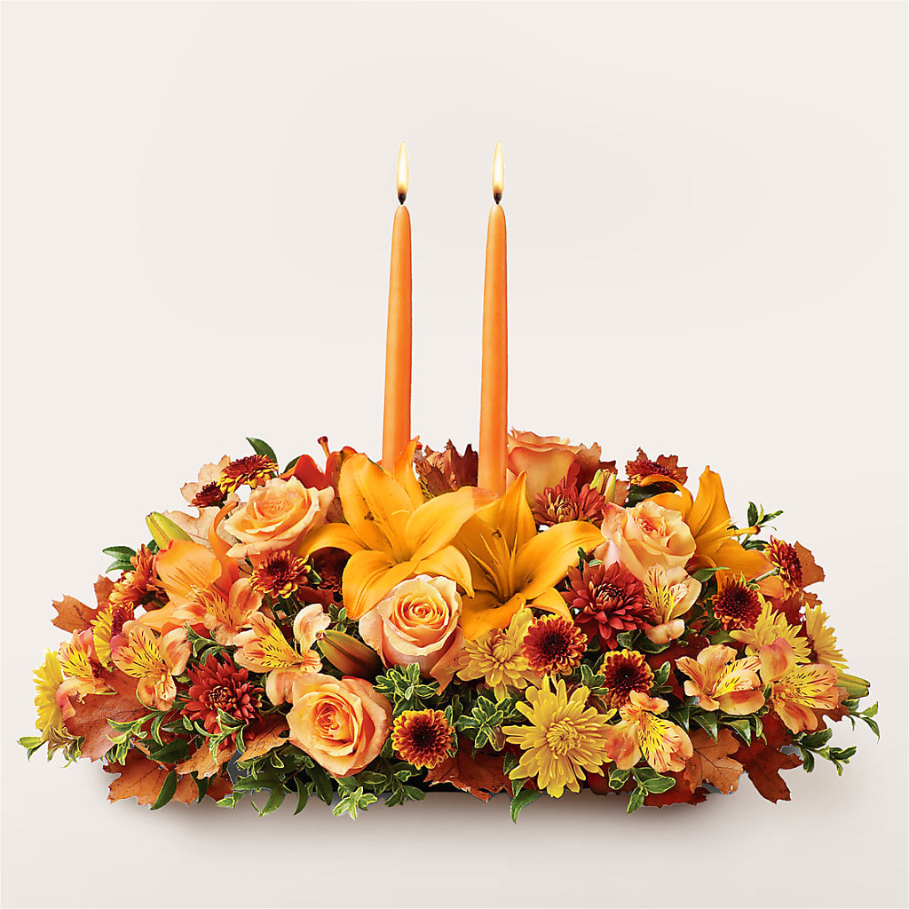 Traditions Centerpiece – Flair Floral Designs, Lake Dallas TX