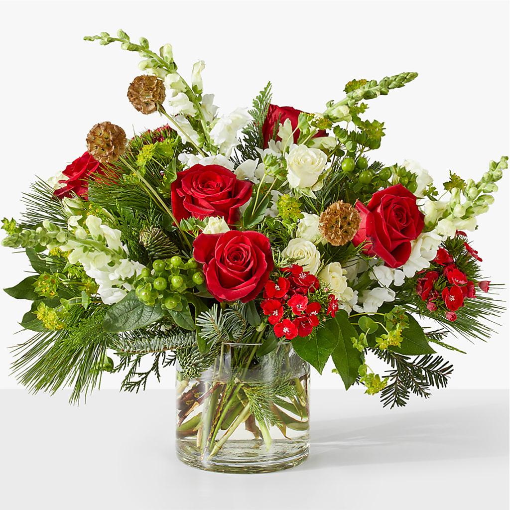 Deck the Halls Bouquet – Flair Floral Designs, Lake Dallas TX