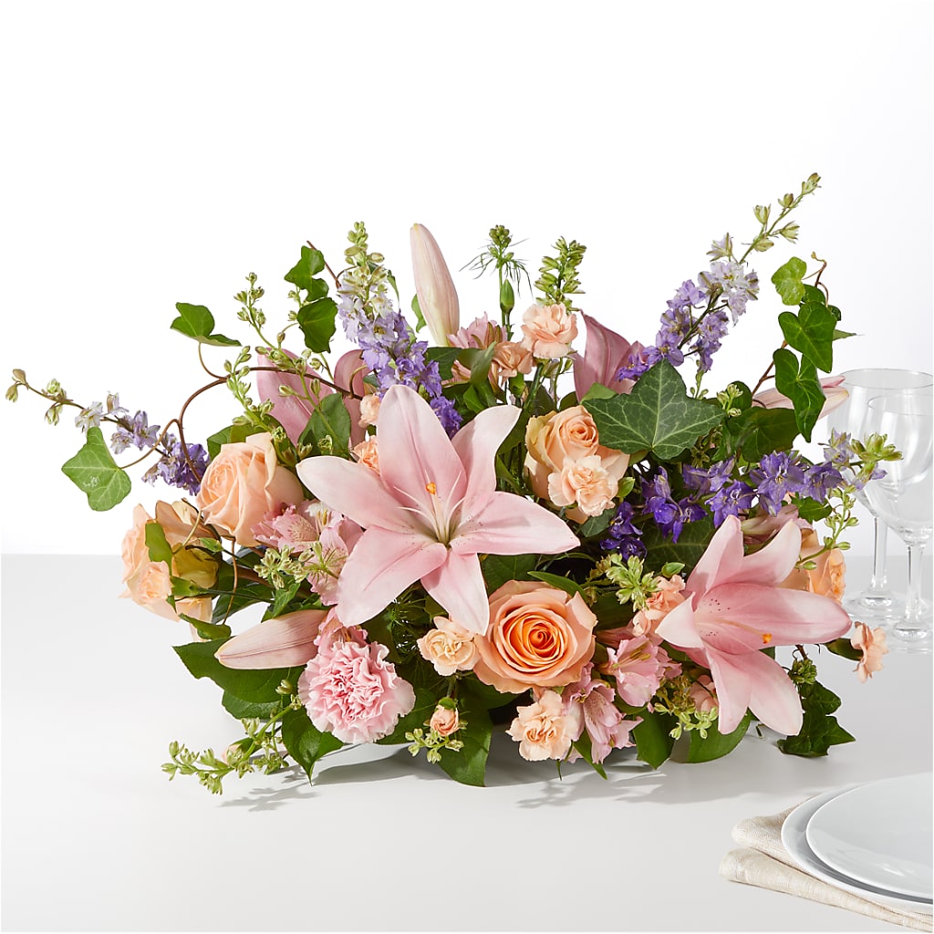 Blossom Time Centerpiece – Flair Floral Designs, Lake Dallas TX